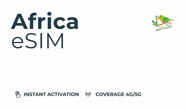 eSIM, 10GB, 30 Days, Africa, Unthrottled