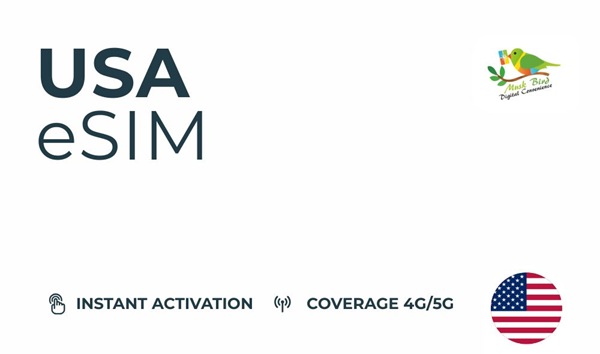 eSIM, 50GB, 30 Days, Hawaii, Unthrottled